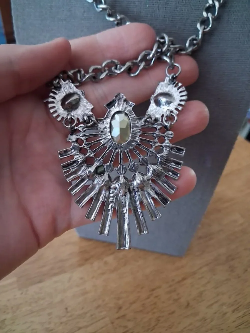 Unusual 30 inch Statement necklace